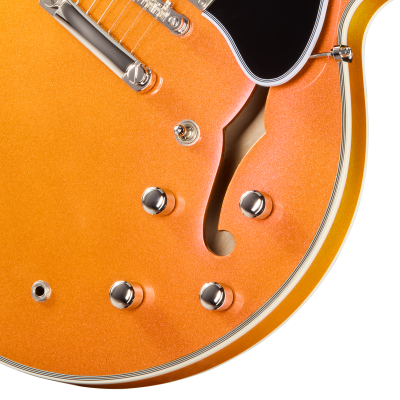 Futura ES-355 Electric Guitar with Gigbag - Firestorm Shift