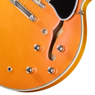 Futura ES-355 Electric Guitar with Gigbag - Firestorm Shift