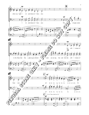 A Mid-Winter Night\'s Dream - Campbell/Letourneau - SATB