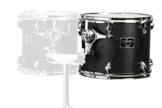 Majestic Percussion - Concert Black Series 15x14 Double Head Concert Tom