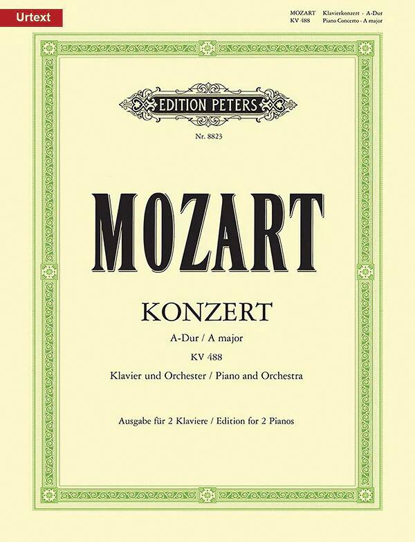 Concerto No. 23 in A, K488 - Mozart - 2P4H - Book