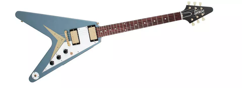 1959 Flying V Mahogany - Pelham Blue