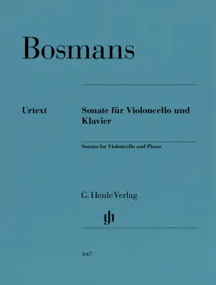 G. Henle Verlag - Cello Sonata - Bosmans/Pernpeintner - Cello/Piano - Sheet