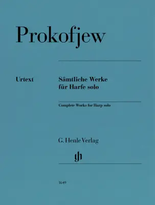G. Henle Verlag - Complete Works - Prokofiev/Gneissl - Harp - Book