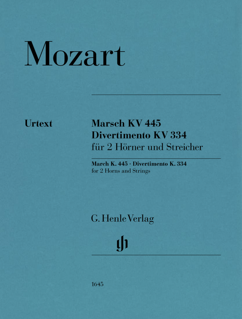 March K. 445 and Divertimento K. 334 - Mozart/Loy - Chamber Ensemble