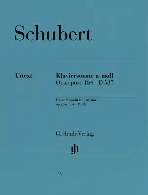 G. Henle Verlag - Sonata A Minor, Op. Post. 164 D 537 - Schubert/Rahmer - Piano - Sheet