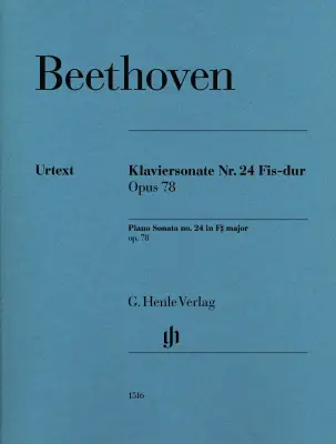 G. Henle Verlag - Sonata No. 24 Op. 78 in F-Sharp Major - Beethoven/Perahia/Gertsch - Piano - Sheet