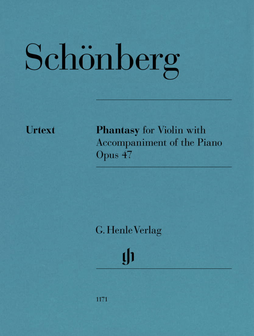 Phantasy Op. 47 - Schoenberg/Fess - Violin/Piano - Sheet