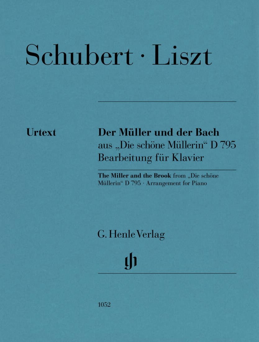 The Miller and the Brook from \'\'Die schone Mullerin\'\' D 795 - Schubert/Liszt/Lindmayr-Brandl - Piano - Sheet