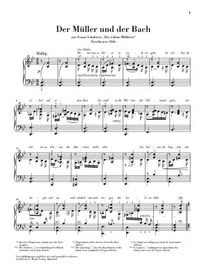 The Miller and the Brook from \'\'Die schone Mullerin\'\' D 795 - Schubert/Liszt/Lindmayr-Brandl - Piano - Sheet