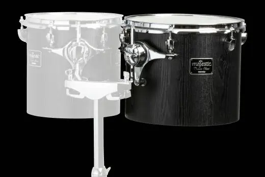 Majestic Percussion - Concert Black Series 14x12 Single Head Concert Tom