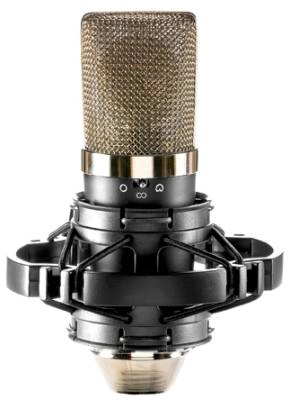 Apex - Multi-Pattern Fet Recording Microphone - Black/Chrome