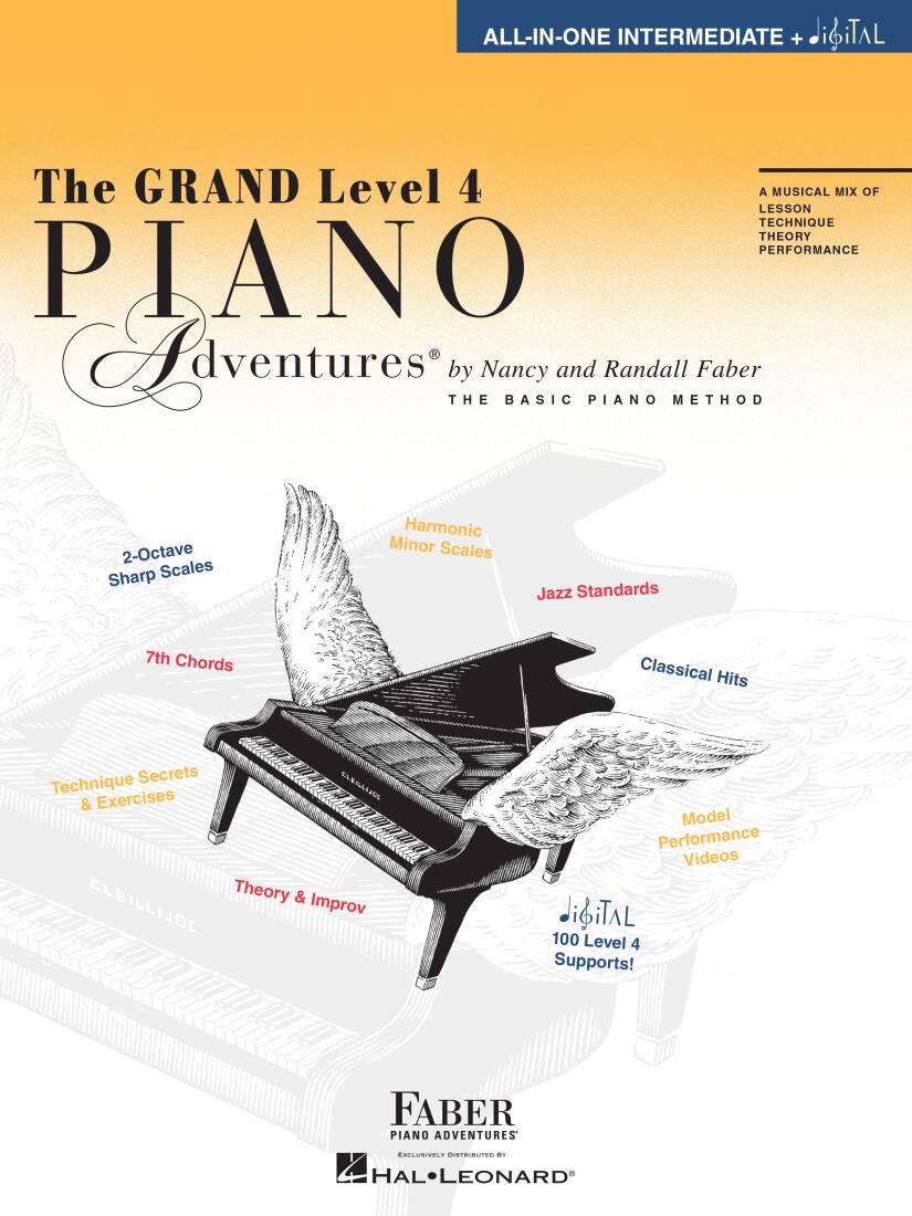 The Grand Level 4 Piano Adventures: All-in-One - Book/Media Online