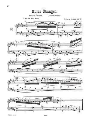 160 Eight-Bar Exercises, Op. 821 - Czerny - Piano - Book