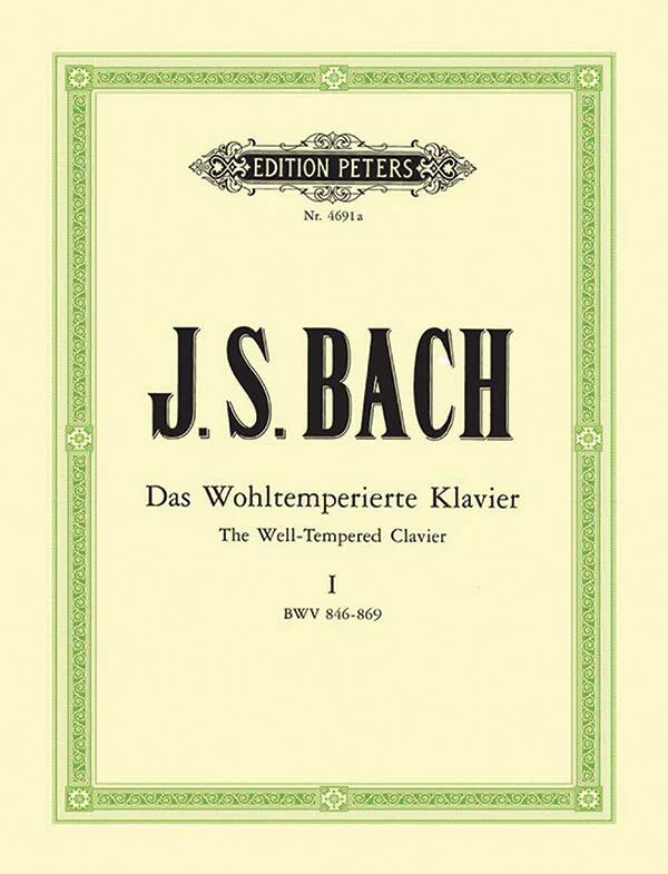 The Well-Tempered Clavier, Volume 1 - Bach/Kreutz - Piano - Book