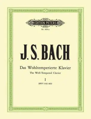 C.F. Peters Corporation - The Well-Tempered Clavier, Volume 1 - Bach/Kreutz - Piano - Book