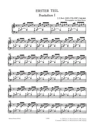 The Well-Tempered Clavier, Volume 1 - Bach/Kreutz - Piano - Book