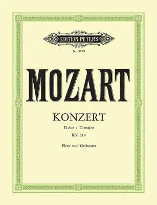 C.F. Peters Corporation - Concerto No. 2 in D, K314 (285d) - Mozart - Flute/Piano - Sheet