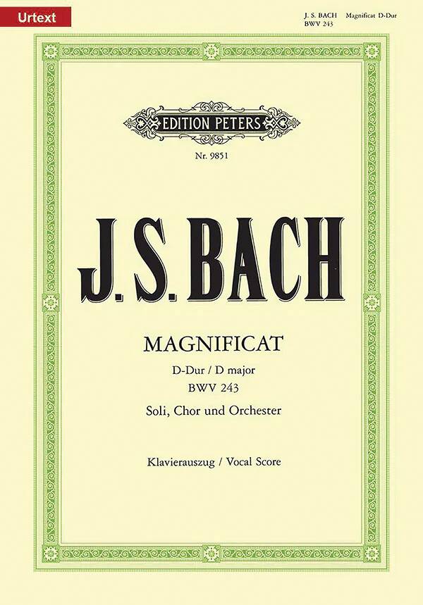 Magnificat in D BWV 243 - Bach - Vocal Score