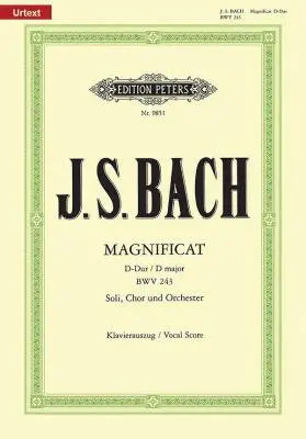 C.F. Peters Corporation - Magnificat in D BWV 243 - Bach - Vocal Score