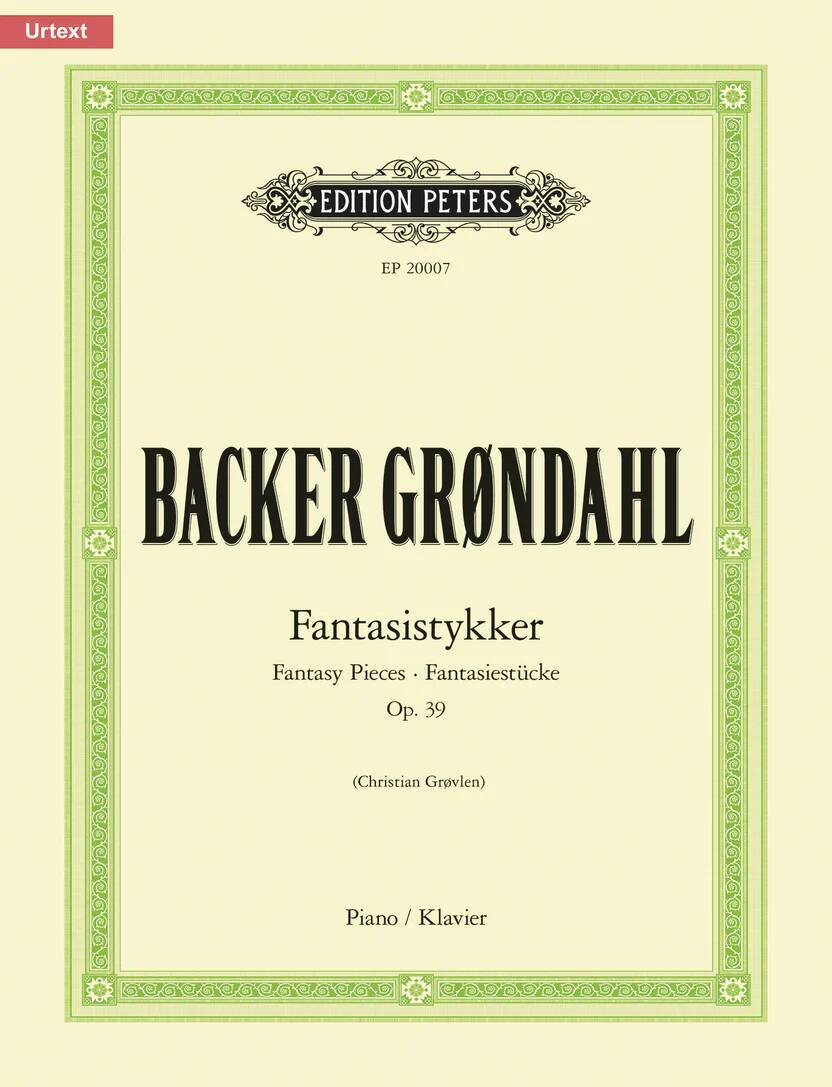 Fantasy Pieces, Op. 39 - Grondahl - Piano - Book