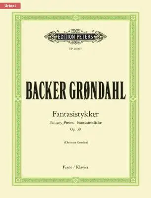 C.F. Peters Corporation - Fantasy Pieces, Op. 39 - Grondahl - Piano - Book