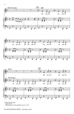 Pay Me My Money Down - Crocker - Choral Octavo - 2-Pt Accompanied
