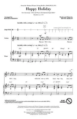 Happy Holiday - Berlin/Emerson - Choral Octavo - 2-Pt Accompanied