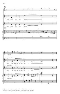 Close Your Eyes and Dream - Donnell/Strid - Choral Octavo - 2-Pt Accomapnied