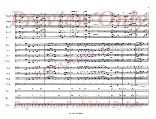 Any Dude\'ll Do - Holman  - Jazz Ensemble - Gr. 4