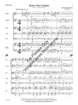 Raise the Curtain - Parsons - String Orchestra - Gr. 4