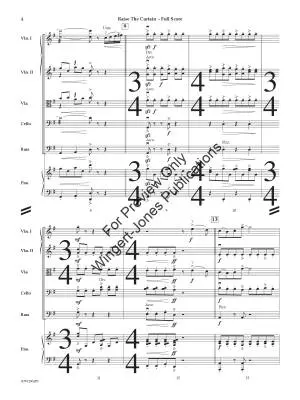 Raise the Curtain - Parsons - String Orchestra - Gr. 4