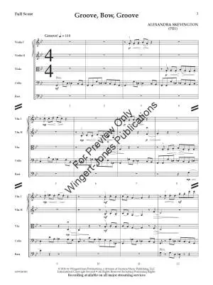 Groove, Bow, Groove - Skevington - String Orchestra - Gr. 4