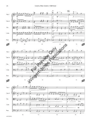 Groove, Bow, Groove - Skevington - String Orchestra - Gr. 4