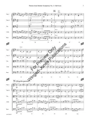 Themes from Brahms\' Symphony No. 2 - Peck - String Orchestra - Gr. 4