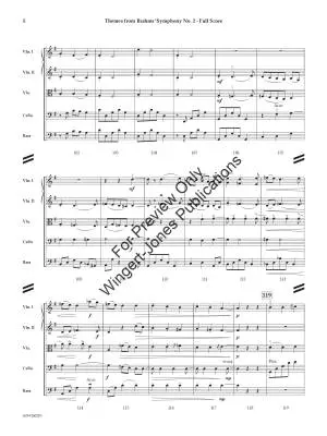 Themes from Brahms\' Symphony No. 2 - Peck - String Orchestra - Gr. 4