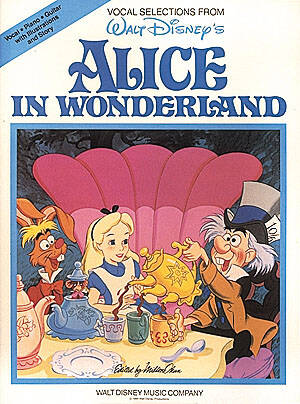 Alice in Wonderland  - Piano/Vocal/Guitar - Book