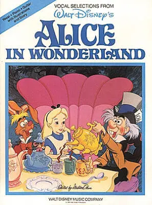 Hal Leonard - Alice in Wonderland  - Piano/Vocal/Guitar - Book