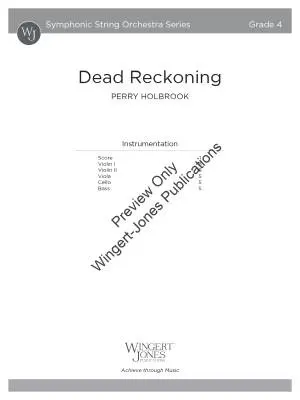 Dead Reckoning - Holbrook - String Orchestra - Gr. 4