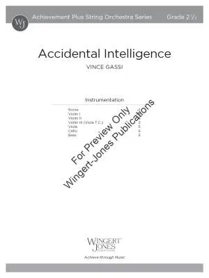 Accidental Intelligence - Gassi - String Orchestra - Gr. 2.5
