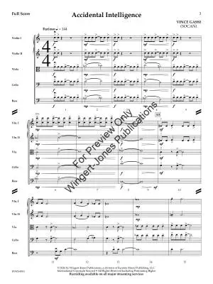 Accidental Intelligence - Gassi - String Orchestra - Gr. 2.5