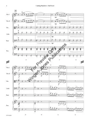 Casting Shadows - Sciaino - String Orchestra - Gr. 2.5