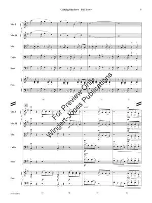 Casting Shadows - Sciaino - String Orchestra - Gr. 2.5