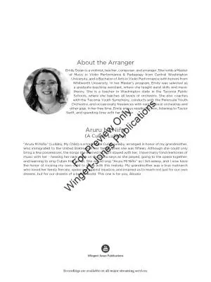 Aruru mi Nino (A Cuban Lullaby) - Golan - String Orchestra - Gr. 2