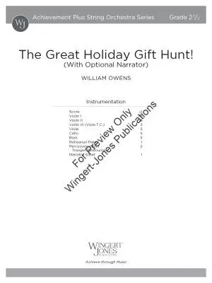 The Great Holiday Gift Hunt! - Owens - String Orchestra - Gr. 2.5
