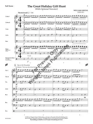 The Great Holiday Gift Hunt! - Owens - String Orchestra - Gr. 2.5