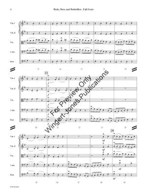 Birds, Bees, and Butterflies - Woodruff - String Orchestra - Gr. 2