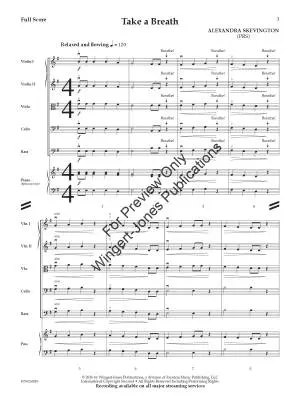 Take a Breath - Skevington - String Orchestra - Gr. 0.5