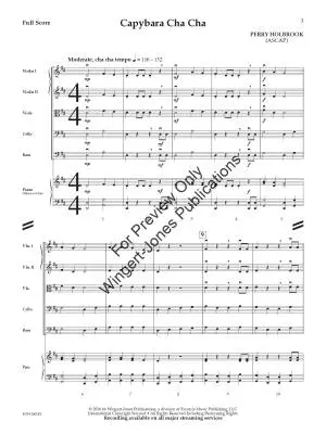 Capybara Cha Cha - Holbrook - String Orchestra - Gr. 0.5