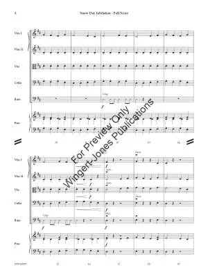 Snow Day Jubilation - Pasternak - String Orchestra - Gr. 1